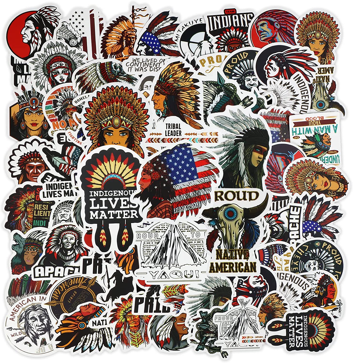 Native American Sticker Set – Sage Den