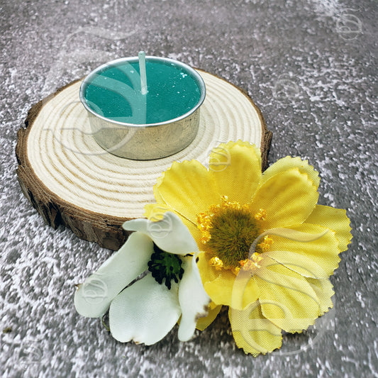 Tealight Candles - Unscented Green