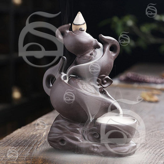 Backflow Incense Burner - Teapot