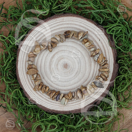 Jasper, Picture Chip Bracelet