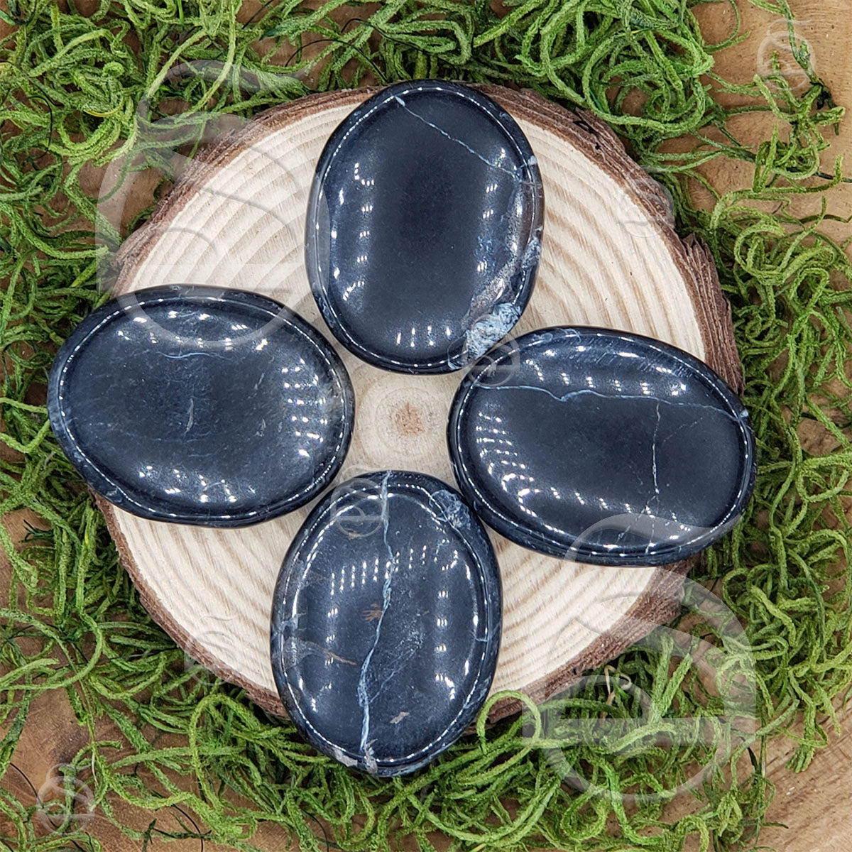 Worry Stone - Tigereye, Blue