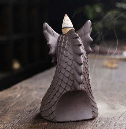 Backflow Incense Burner - Dragon Bust