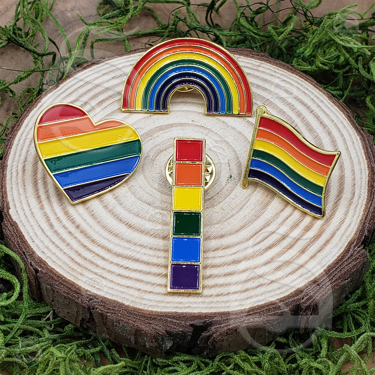 Pride Ribbion Pin Pride - Lapel Pins – Sage Den