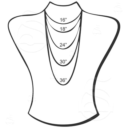 Necklace Chain with Clasp - Curb 3.5mm 22" Gunmetal Stainless Steel