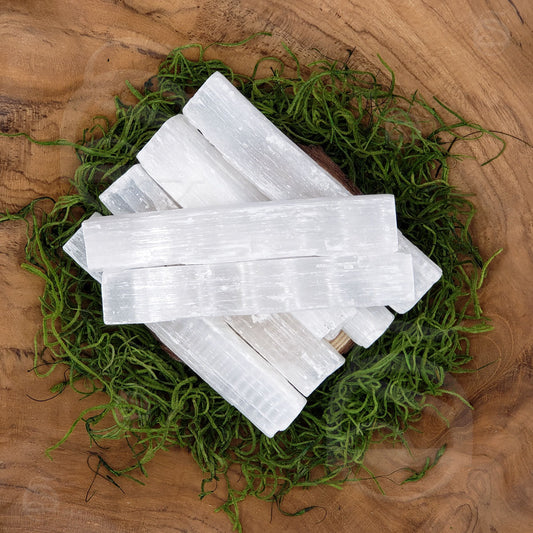 Selenite Stick - Raw Medium